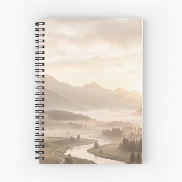 Item preview, Serene Mountain Valley Sunrise Sacred Geometry Lines | Monkeybusiness designed and sold by monkeybusiness.pt.