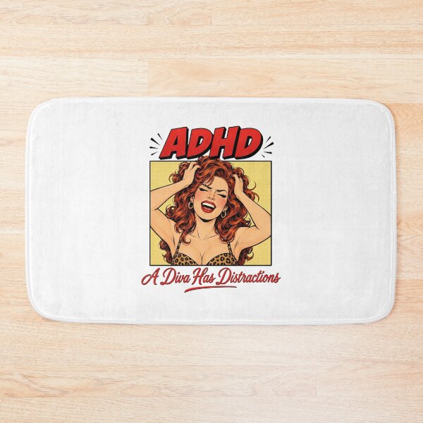 Item preview, ADHD Diva Pop Art Humor designed and sold by cerima.