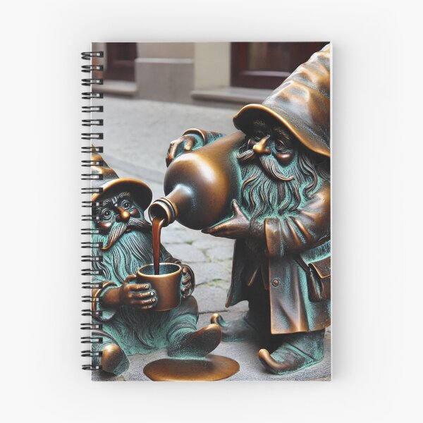 Item preview, Gnomes Pouring a Drink Art Print – Bartender Gnome Gift, Poland Travel Decor designed and sold by Purrfecta.