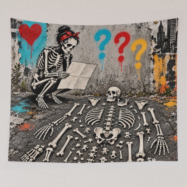 Item preview, Skeleton Puzzle Assembly Instructions designed and sold by Qenlo.