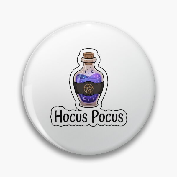 Item preview, Hocus Pocus Potion Bottle - Witchy Halloween Typography Sticker designed and sold by SimpleP.