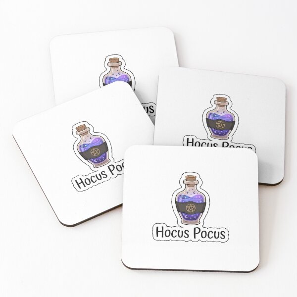 Item preview, Hocus Pocus Potion Bottle - Witchy Halloween Typography Sticker designed and sold by SimpleP.