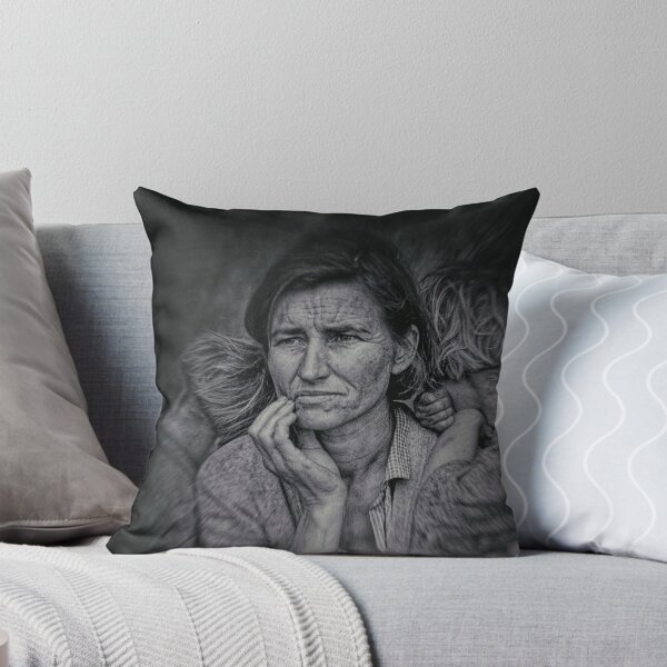 Item preview,  Migrant mother Dorothea Lang´s iconic photograph grainy edit designed and sold by stevepaint.