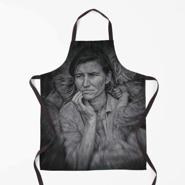 Item preview, Migrant mother Dorothea Lang´s iconic photograph grainy edit designed and sold by stevepaint.