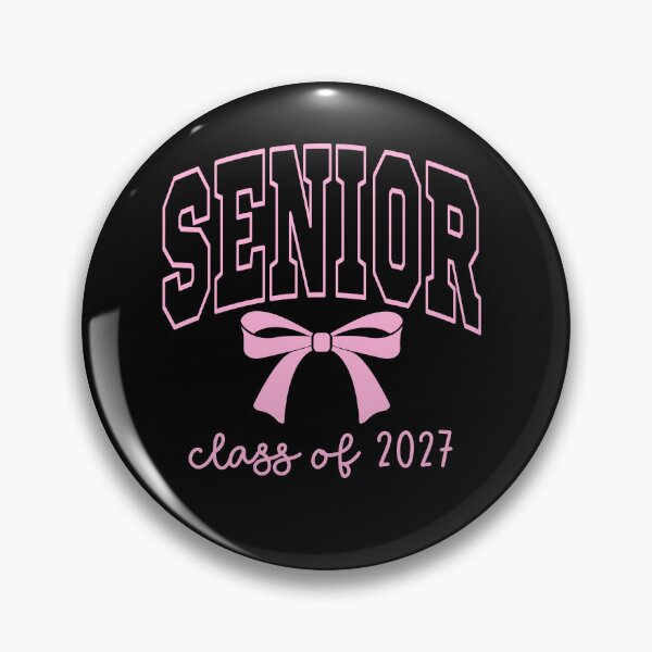 Item preview, Senior Class of 2027 Pink Graduation Bow Design designed and sold by styleonestaa.