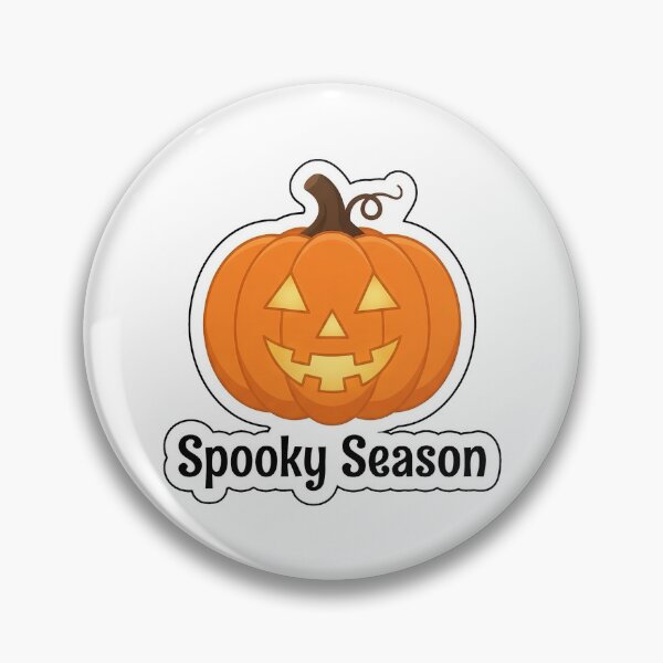 Item preview, Spooky Season Glowing Jack o Lantern - Typography Sticker designed and sold by SimpleP.