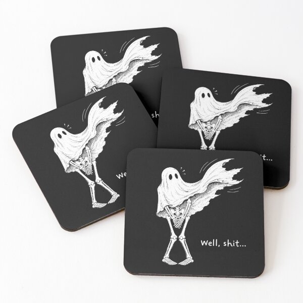 Item preview, Funny Ghost Skeleton Halloween Humor designed and sold by PixlCrypt.