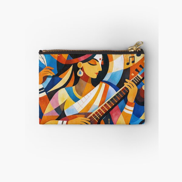 Item preview, Sarasvati illustration – Hindu Goddess of Wisdom and Knowledge designed and sold by GalleryKauffeld.