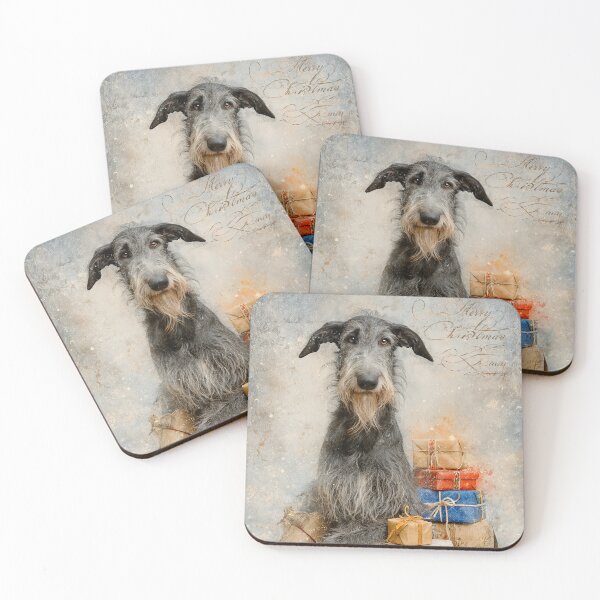 Item preview, Christmas - Scottish deerhounds designed and sold by aghnadarragh.