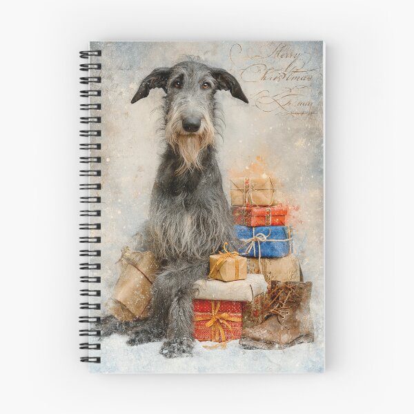 Item preview, Christmas - Scottish deerhounds designed and sold by aghnadarragh.