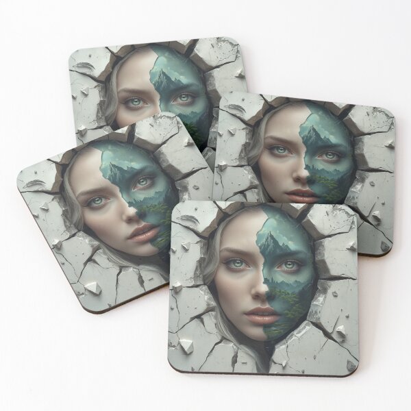 Item preview, ArtShatteredRealitySurrealWoman designed and sold by Artrendzs.