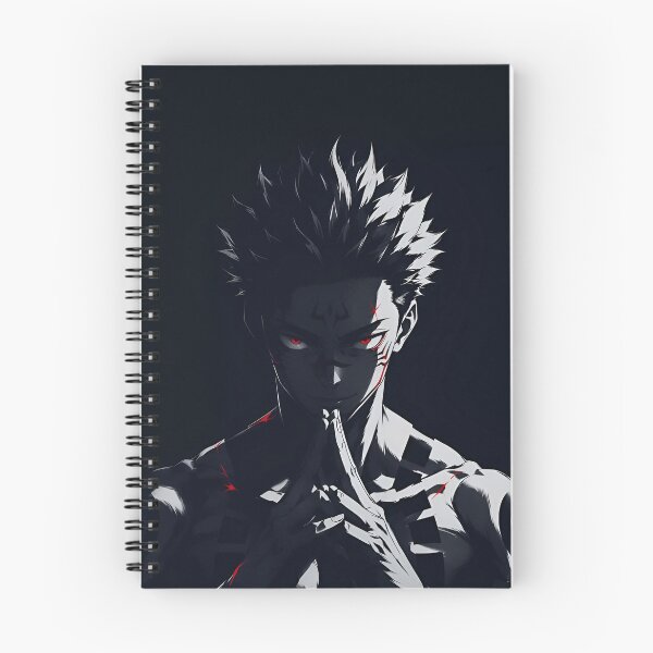 Item preview, Dark Cursed Warrior Red Eyes Anime Inspired Black White Art designed and sold by Dyan4.