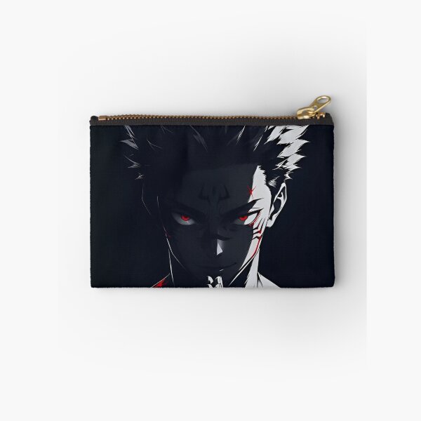Item preview, Dark Cursed Warrior Red Eyes Anime Inspired Black White Art designed and sold by Dyan4.