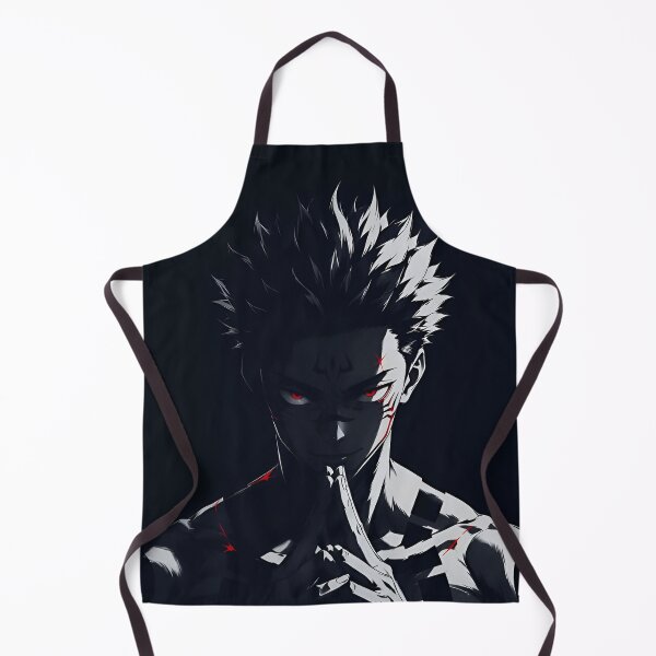 Item preview, Dark Cursed Warrior Red Eyes Anime Inspired Black White Art designed and sold by Dyan4.