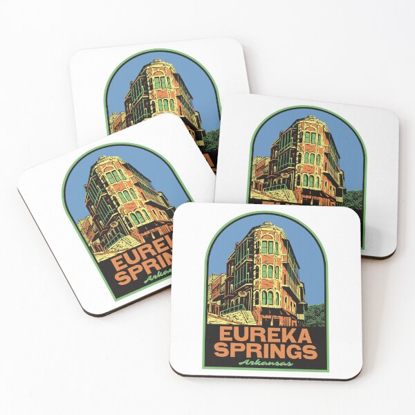 Item preview, Eureka Springs Arkansas Retro Historic Travel Illustration designed and sold by HalpinDesign.