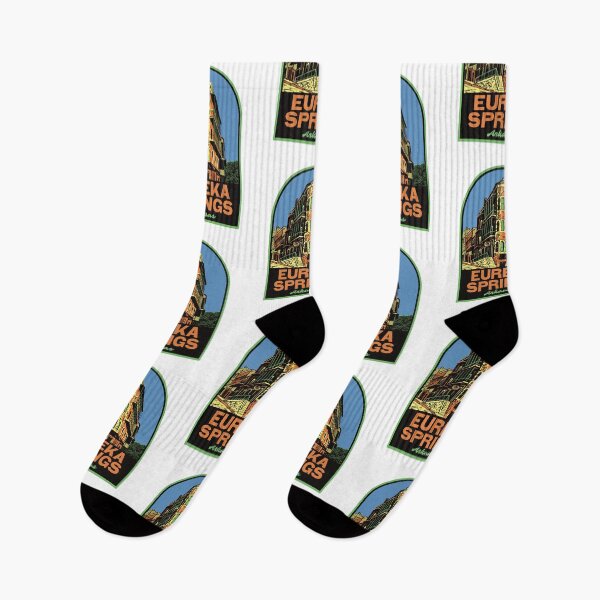 Item preview, Eureka Springs Arkansas Retro Historic Travel Illustration designed and sold by HalpinDesign.
