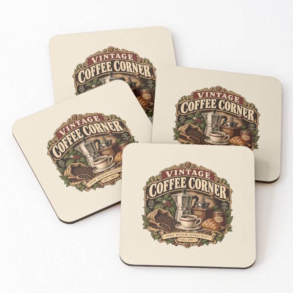 Item preview, Vintage Coffee Corner Home Brewing designed and sold by KakangMudi.