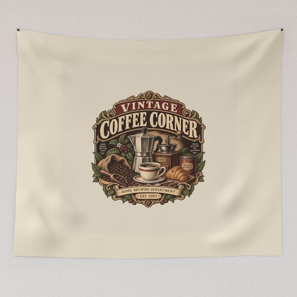 Item preview, Vintage Coffee Corner Home Brewing designed and sold by KakangMudi.