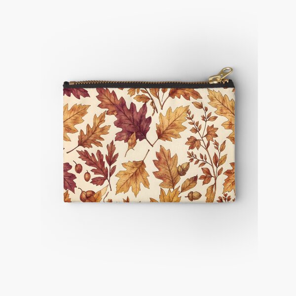 Item preview, Autumn Leaves & Acorns Pattern | Fall Seasonal Design designed and sold by ZanyPaintbrush.