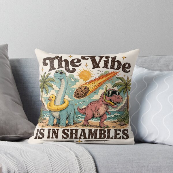 Item preview, Funny Dinosaur Summer The Vibe Is In Shambles designed and sold by legendaryskins.