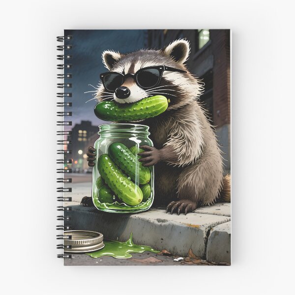 Item preview, Funny Raccoon Eating Pickles Meme Men Women T-Shirt designed and sold by MaciejRudzinsky.