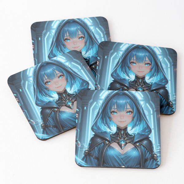 Item preview, Azure Sentinel – Futuristic Cyberpunk Anime Guardian designed and sold by Killington.