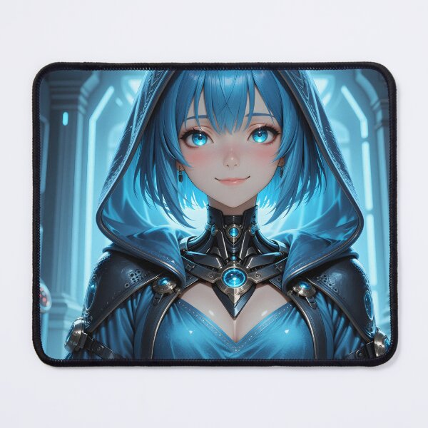 Item preview, Azure Sentinel – Futuristic Cyberpunk Anime Guardian designed and sold by Killington.