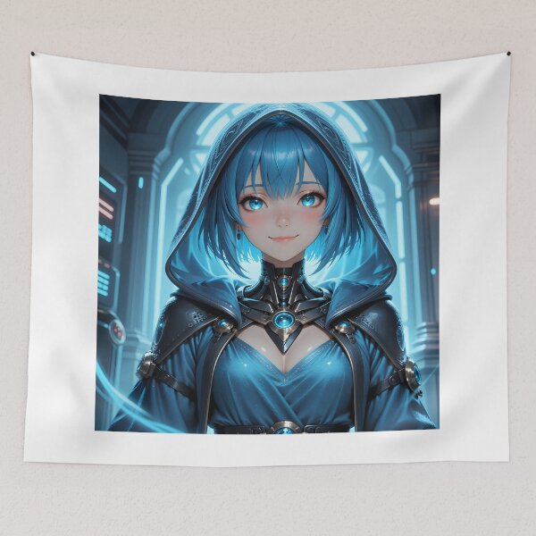 Item preview, Azure Sentinel – Futuristic Cyberpunk Anime Guardian designed and sold by Killington.