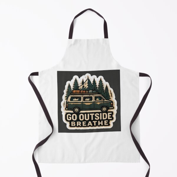 Item preview, Go Outside Breathe Aesthetic Mountain Silhouette ll Breathe In Fresh Air Outdoor Adventure ll Go Outside And Breathe Nature Typography designed and sold by everyone cloth house.