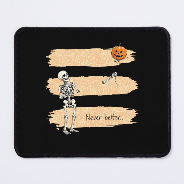 Item preview, Skeleton and Pumpkin Balloon Halloween Humor designed and sold by cerima.