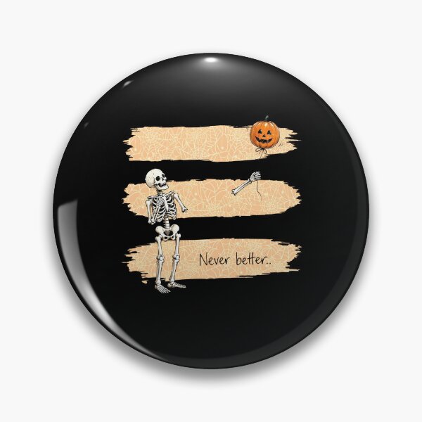 Item preview, Skeleton and Pumpkin Balloon Halloween Humor designed and sold by cerima.