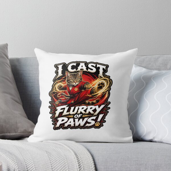 Item preview, Flurry Of Paws Cat Monk Martial Artist Tabletop RPG game designed and sold by CleverRaccoon.