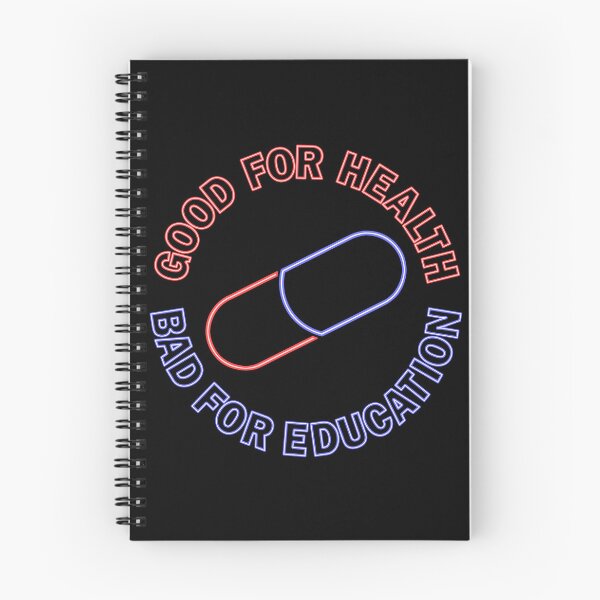 Item preview, Akira Neon Capsule Good For Health Bad For Education Pill designed and sold by Power Up Prints.