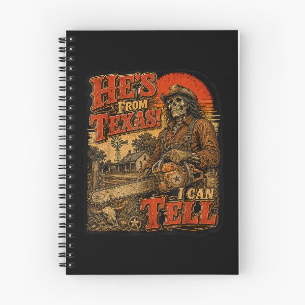 Item preview, Hes from Texas I can Tell Retro Texas Western Skeleton  designed and sold by DorikoKazan.