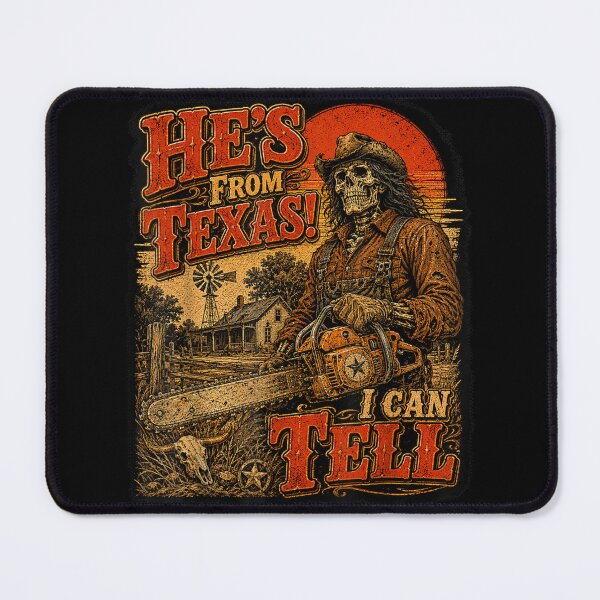 Item preview, Hes from Texas I can Tell Retro Texas Western Skeleton  designed and sold by DorikoKazan.