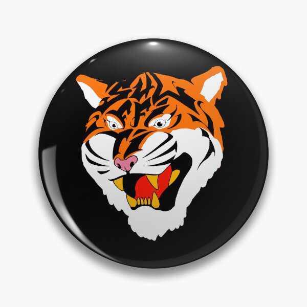 Item preview, traditional tattoo tiger head designed and sold by Sulffiti.