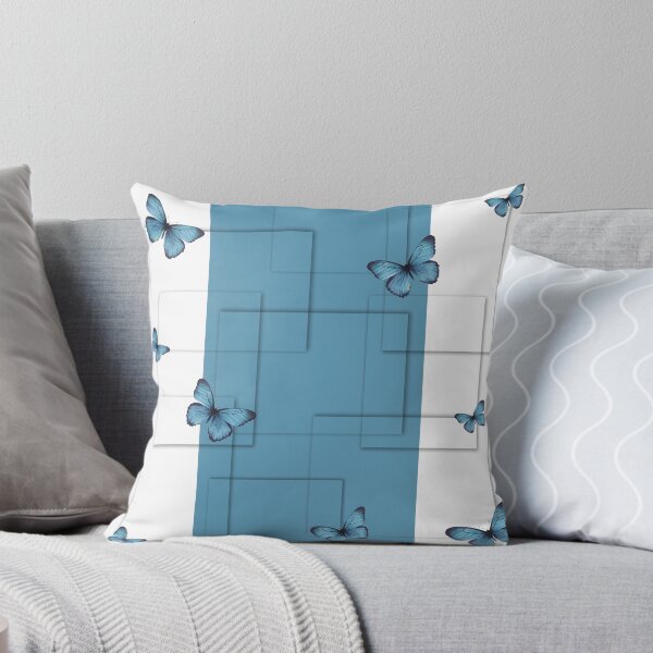 Item preview, Geometric Blue Morpho Butterfly Pattern designed and sold by Verantia.