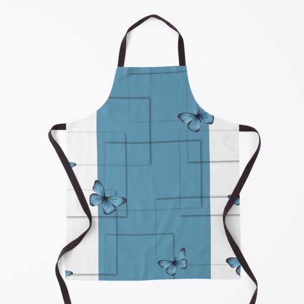 Item preview, Geometric Blue Morpho Butterfly Pattern designed and sold by Verantia.
