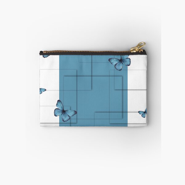 Item preview, Geometric Blue Morpho Butterfly Pattern designed and sold by Verantia.