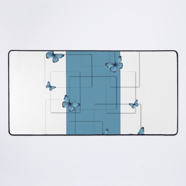 Item preview, Geometric Blue Morpho Butterfly Pattern designed and sold by Verantia.