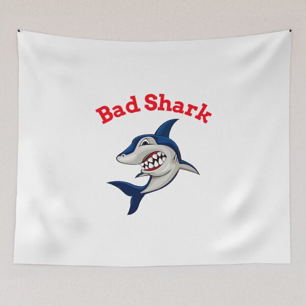 Item preview, Bad Shark Cartoon designed and sold by The best online style shop.