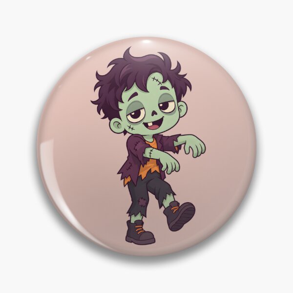 Item preview, Cute Zombie – Little Halloween Shuffler designed and sold by ChromaRune.