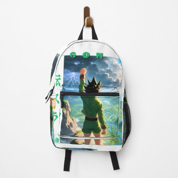 Item preview, Spiky Hair Green Boy Fishing Rod Adventure Anime Graphic designed and sold by lamiarte.