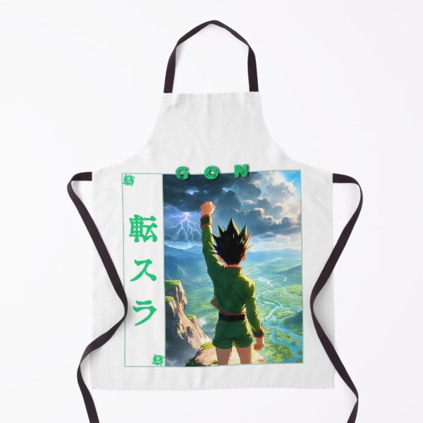 Item preview, Spiky Hair Green Boy Fishing Rod Adventure Anime Graphic designed and sold by lamiarte.