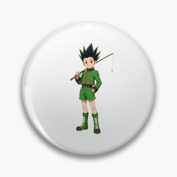 Item preview, Spiky Hair Green Boy Fishing Rod Adventure Anime Graphic designed and sold by lamiarte.
