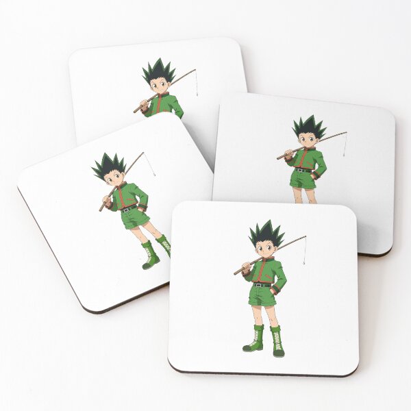 Item preview, Spiky Hair Green Boy Fishing Rod Adventure Anime Graphic designed and sold by lamiarte.