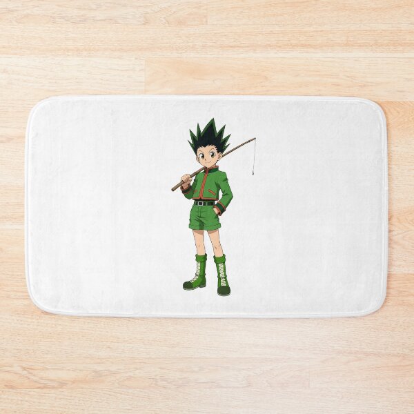 Item preview, Spiky Hair Green Boy Fishing Rod Adventure Anime Graphic designed and sold by lamiarte.
