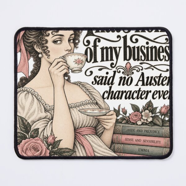 Item preview, Jane Austen Humor That’s None of My Business – Said No Austen Character Ever designed and sold by kindprints.