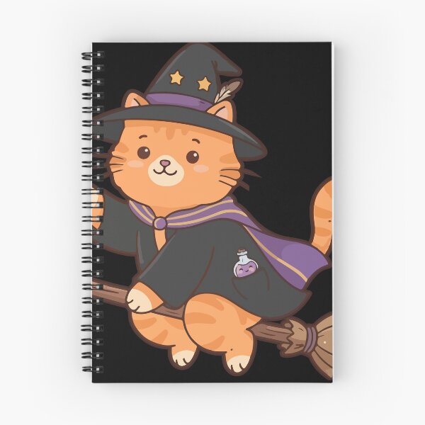 Item preview, Cute Cat Wizard Riding a Broomstick designed and sold by Brexmore3.
