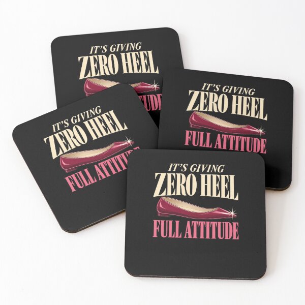Item preview, Zero Heel Full Attitude Ballet Flat Quote designed and sold by elderberry.